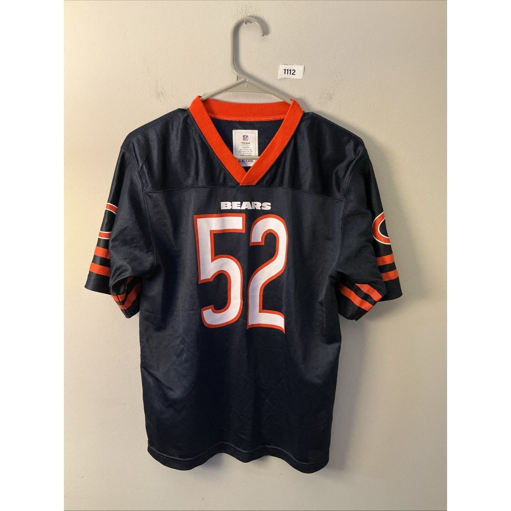 Chicago Bears Khalil Mack #52 Jersey Youth XxLarge  Navy Orange NFL Team Apparel